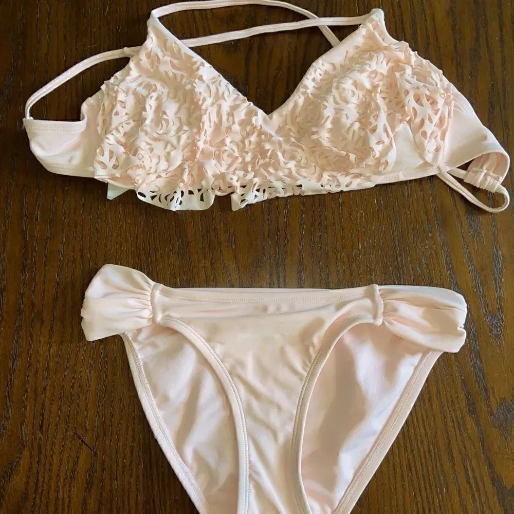 Xhilaration light peach bikini 